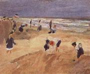 Max Liebermann THe Beach at Nordwijk Germany oil painting artist